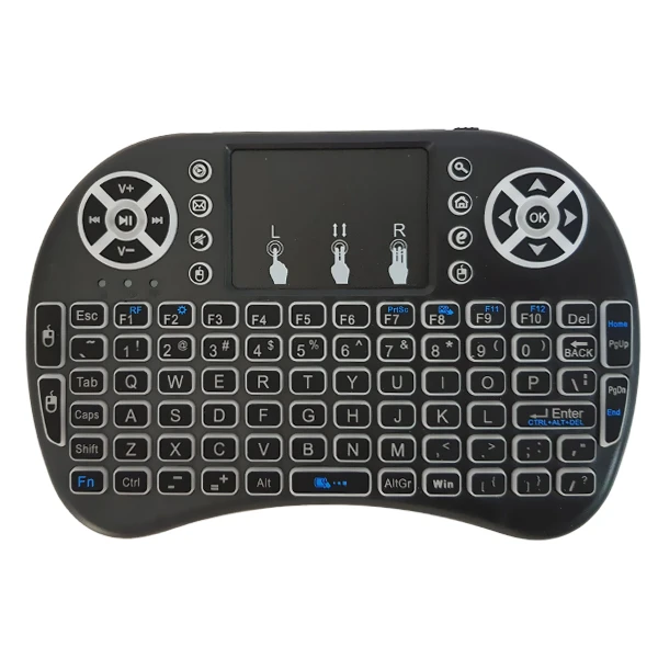 مینی کیبورد بی سیم کد ۱۰۲۰۰۰۱۱۲۵، سوییچ ممبران، Portable، نورپردازی LED RGB