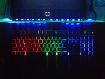 کیبورد و ماوس گیمینگ یوسیتک مدل CO 3080G، سوییچ ممبران، Full-Size، نورپردازی RGB