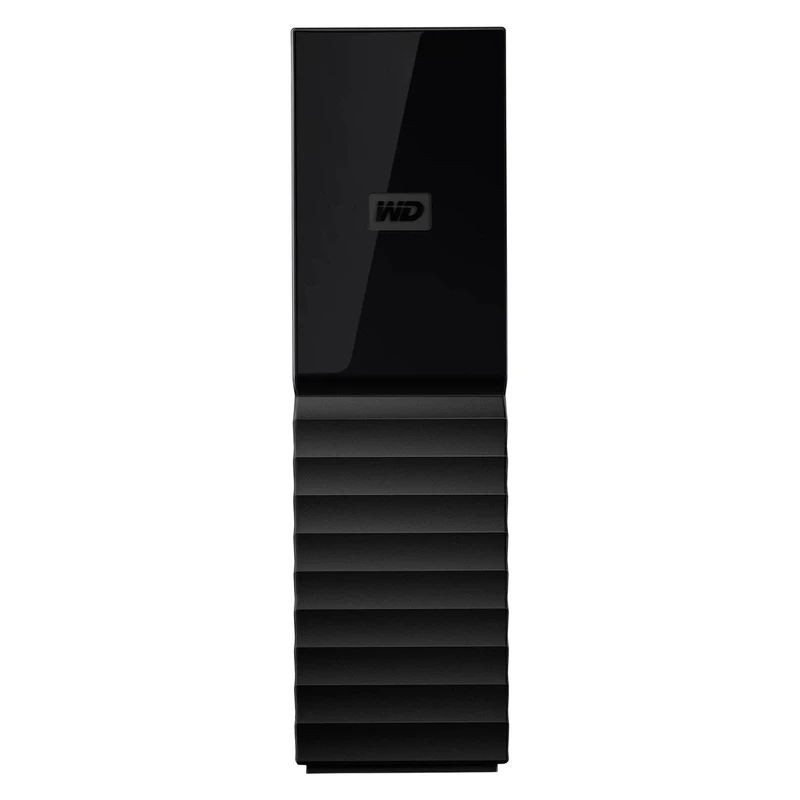 هارد اکسترنال وسترن دیجیتال مدل My Book Desktop با ظرفیت شش ترابایت دارای رابط USB Type-A 3.0، سازگار با گوشی موبایل، تبلت، کامپیوتر و لپ‌تاپ (ویندوز و مک) با سرعت چرخش ۵۴۰۰ دور در دقیقه، مقاوم در برابر خط و خش، دارای نشانگر LED