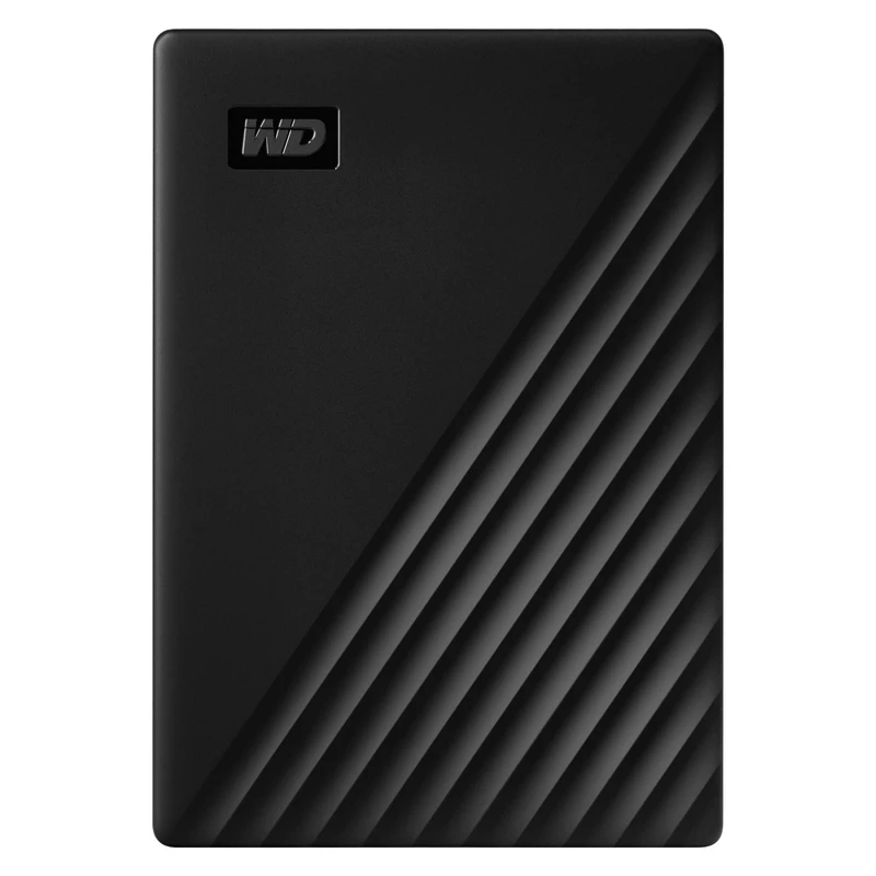 هارد اکسترنال وسترن دیجیتال مدل My Passport با ظرفیت یک ترابایت دارای رابط USB Type-A 3.2، سازگار با گوشی موبایل، تبلت، کامپیوتر و لپ‌تاپ (ویندوز و مک) با سرعت چرخش ۵۴۰۰ دور در دقیقه، مقاوم در برابر ضربه، خط و خش